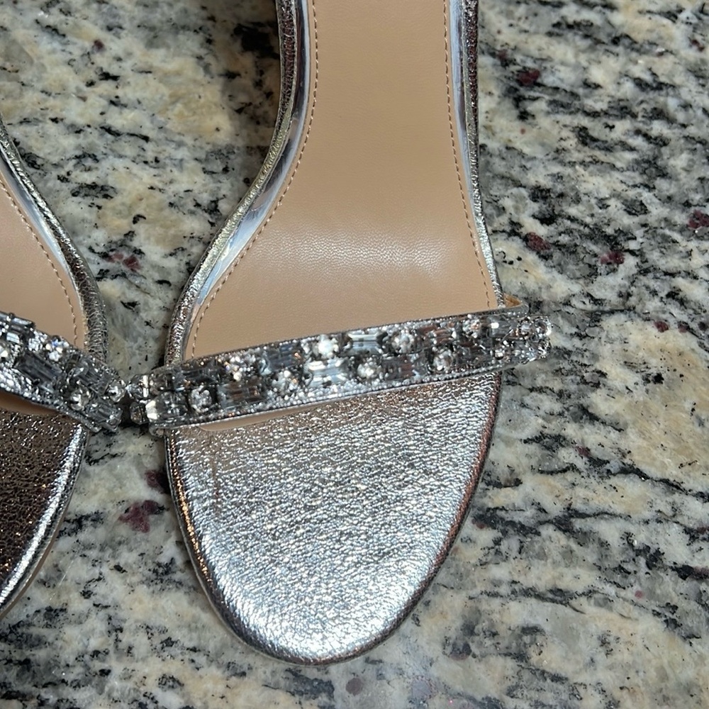 Jewel Badgley Mischka Gem Embellished Heels - Picture 4 of 11